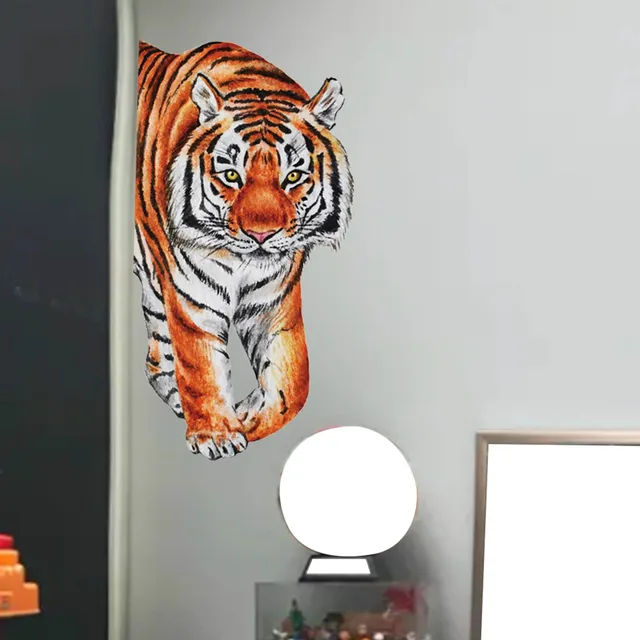2pcs 3D Tigre Quebrando A Decoração Da Parede, Adesivo Removível De PVC  Auto-adesivo Adequado Para Decoração De Sala De Estar E Quarto Pintura -  Temu Portugal