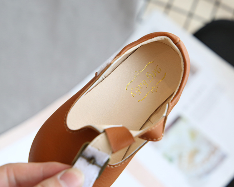 Frühling Herbst Kinder Schuhe T Strap Leder Schuhe Für Mädchen Jungen Nicht-slip Kleinkinder Mary Janes Baby Kinder Schnalle strap Wohnungen – Detail 21