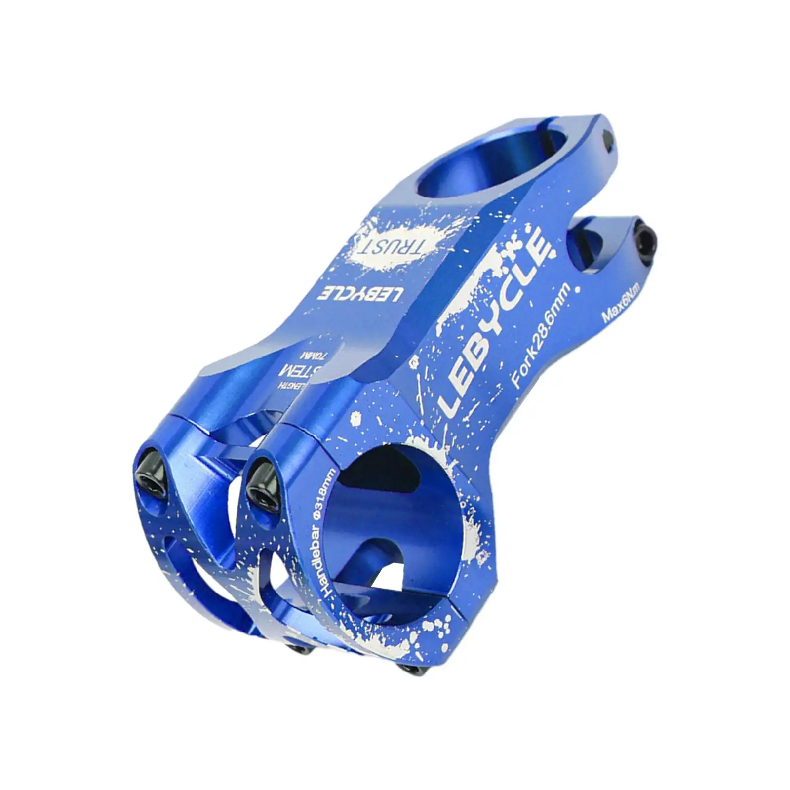 Mountain Bike Stem 31.8mm Handlebar Stem Ultra Light CNC 70mm Long 6061 Aluminum Alloy for Road Bike Most Bicycle BMX