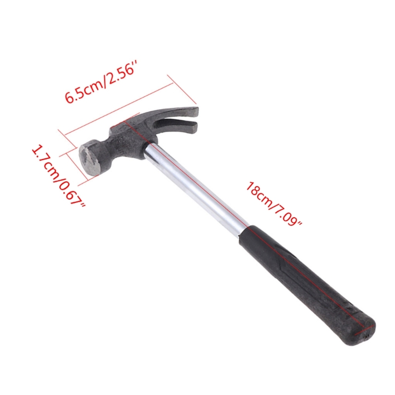 Title 7, 18cm Stainless Steel Hammer with Plastic Handle...