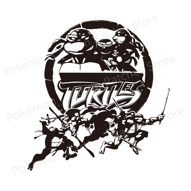 Teenage Mutant Ninja Turtles Fusible Patch Sticker Clothing