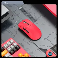 Attack Shark R1 – Souris Gaming Rouge Tri-mode Ultra-rapide 1000Hz 25