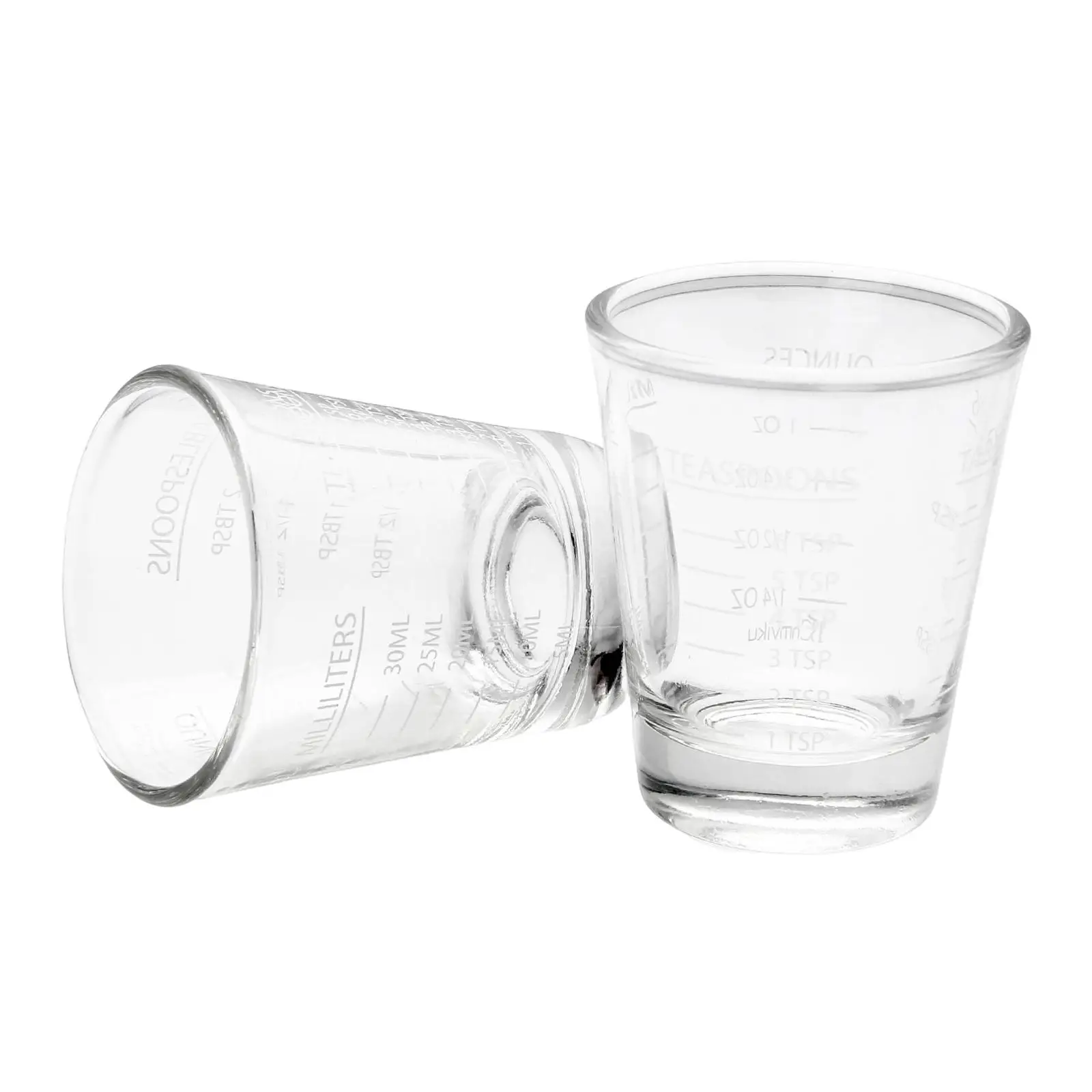 2x 30ml Wine Glasses Baking Measuring Cup Small Milk Cup for Restaurants Bar