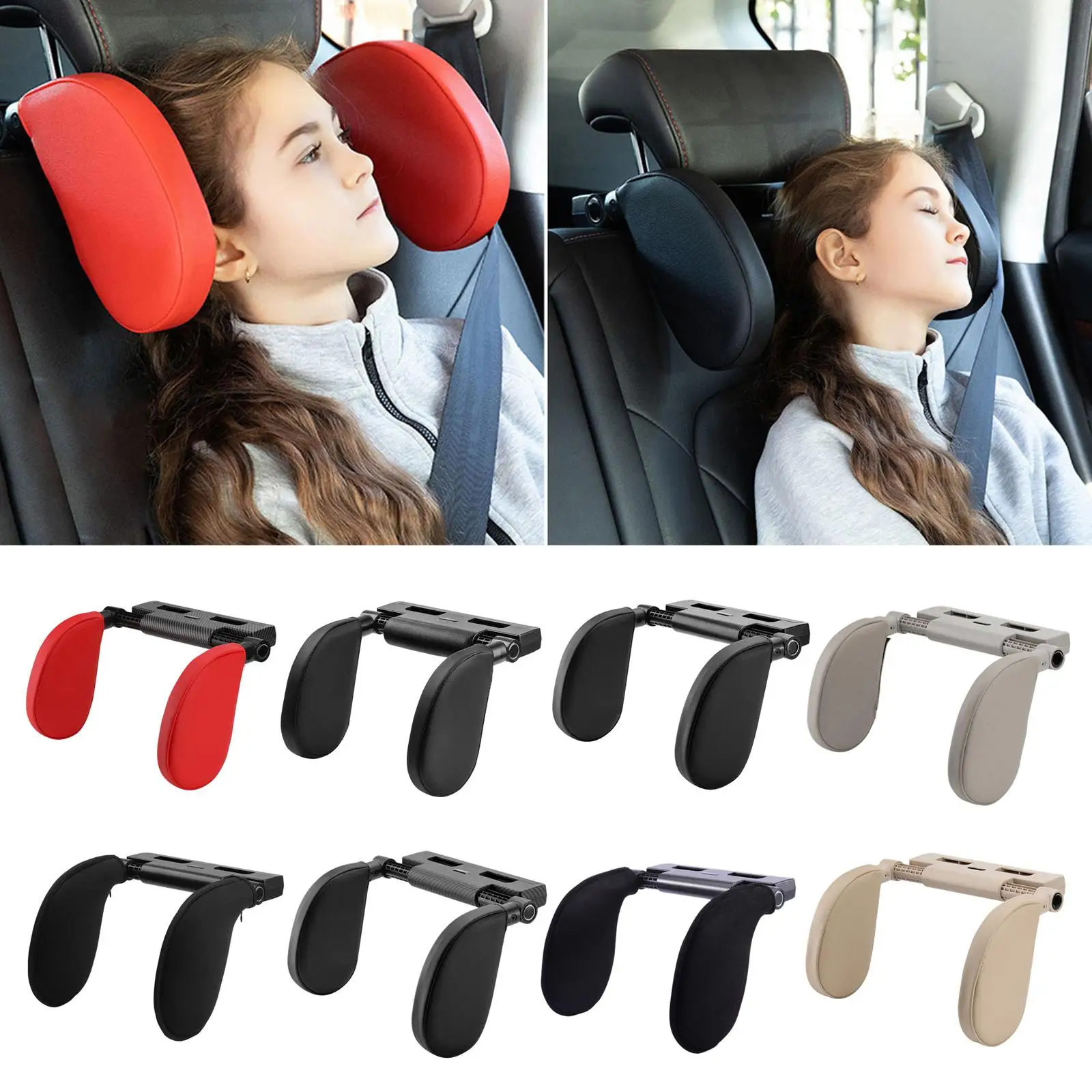 Portable  Headrest Head Pillow Memory   for Travel Teenagers