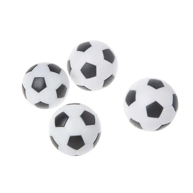 BQSPT - Pelotas de futbolín de 1.41 pulgadas (1.417 in), pelotas de fútbol  de repuesto, 16 unidades, mini pelotas de fútbol en blanco y negro oficial