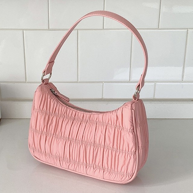 MM Brand Pleated Bag for Women Pleated Cloud Soft Designer Underarm Bags  Cute Girl Purses Ladies Top Handle Tote Bag Handbags