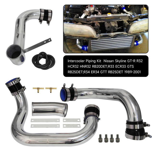 Upgrade Intercooler Piping Fits for Nissan Skyline R32 RB20DET R33 ECR33  GTS RB25DET R34 GTT RB25DET 1989-2001