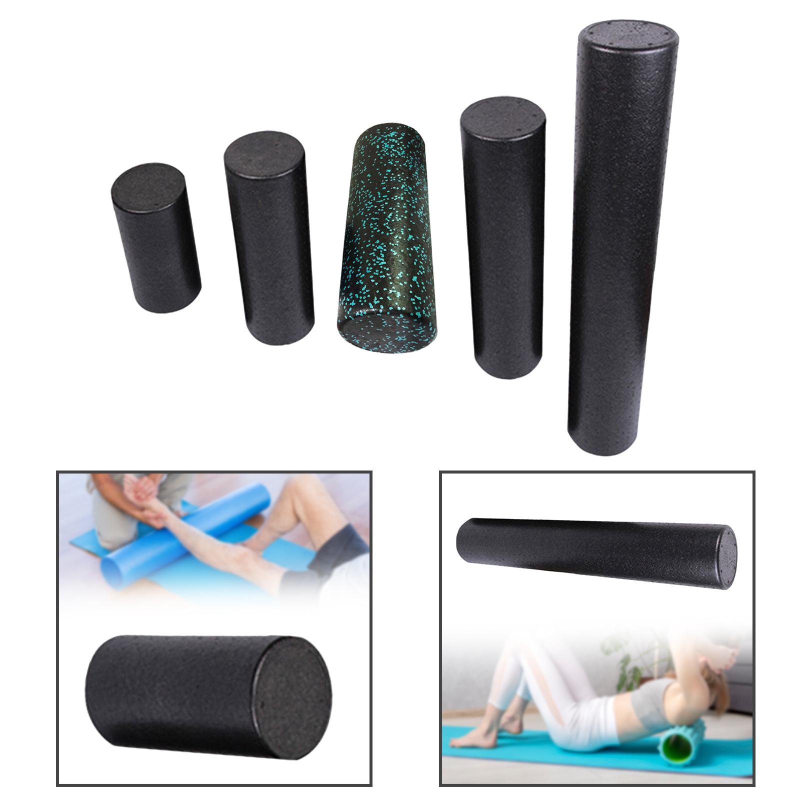 Round Foam Roller Balance Trainer Pilates Yoga Column Roller Portable for Leg Back Bodybuilding Indoor Sports Home Gym