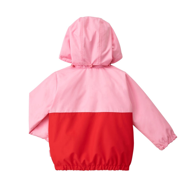 Jacket showing the soft inner printed cotton side