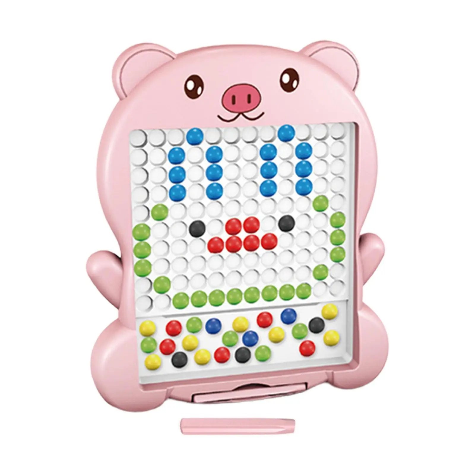 Drawing Board Color Recognition 20 Flash Cards Doodle Board Dot Bead Game for Boys Preschool Children Toddlers Birthday Gift