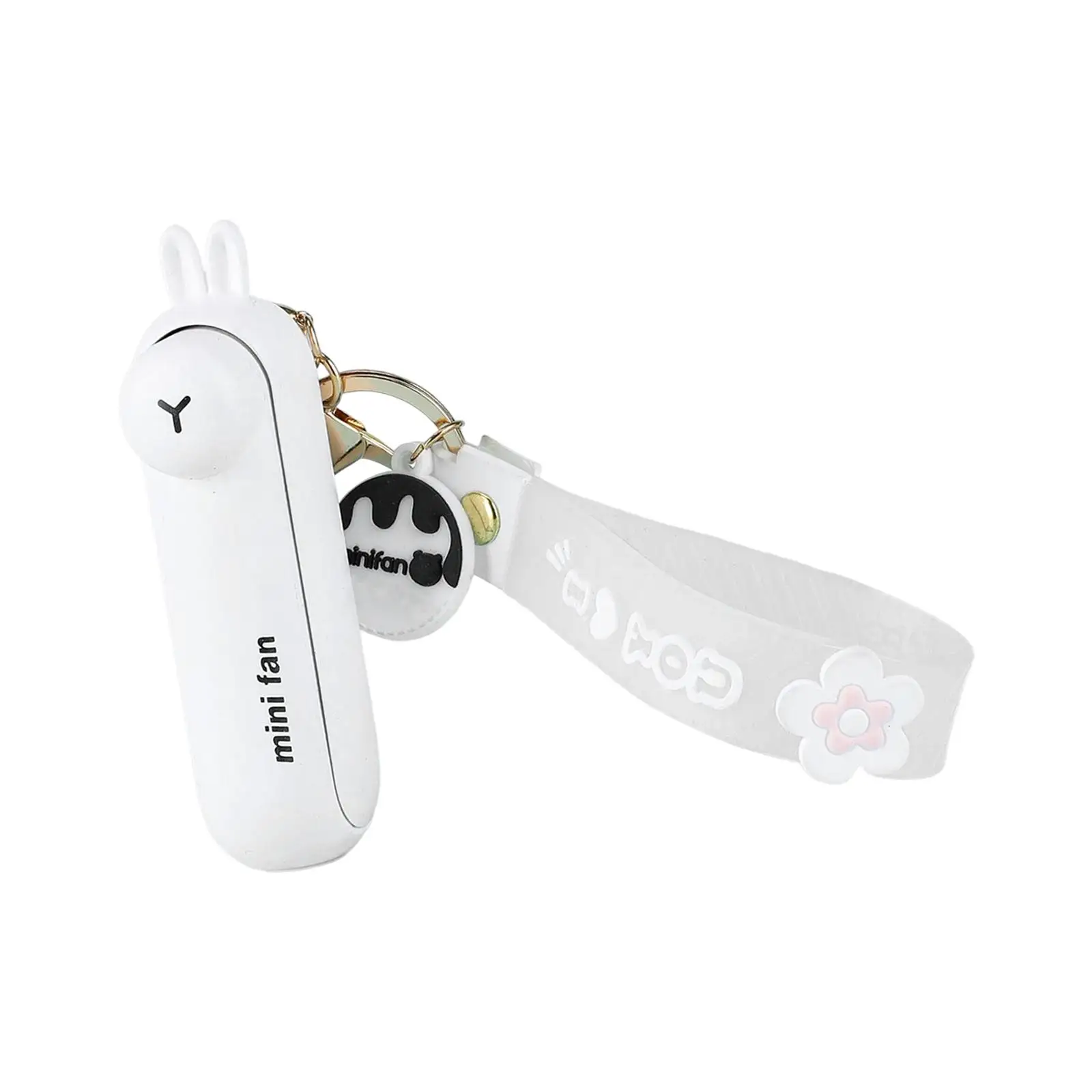Keychain Fan Mini Fan USB Rechargeable with 3 Speeds Cooling Fan Folding Personal Fan for Office Indoor Outdoor