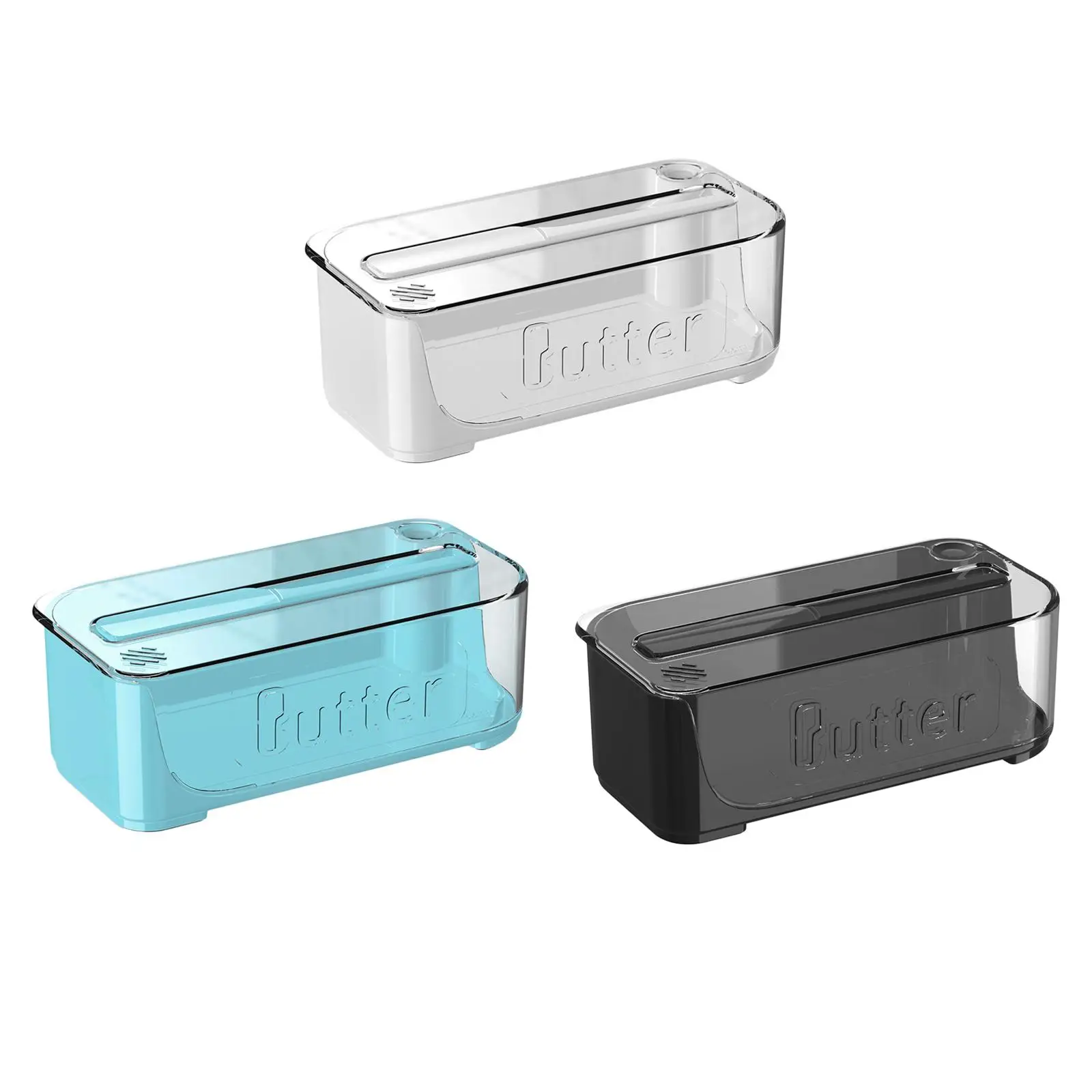 Rectangular Cheese Storage Keeper Preservation Container Food Storage Container