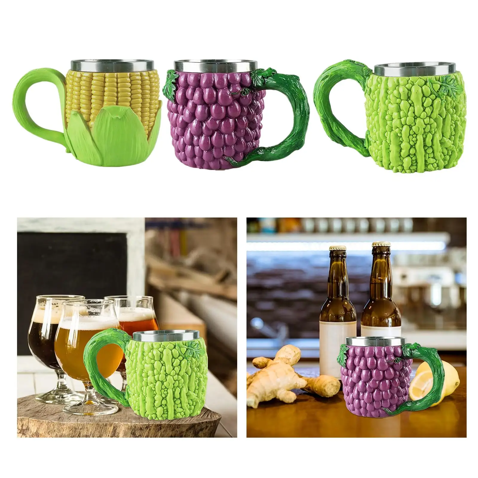 Creative Beer Mugs Hot Tea Cold Drinks Drinkware for Wedding Bar Dining
