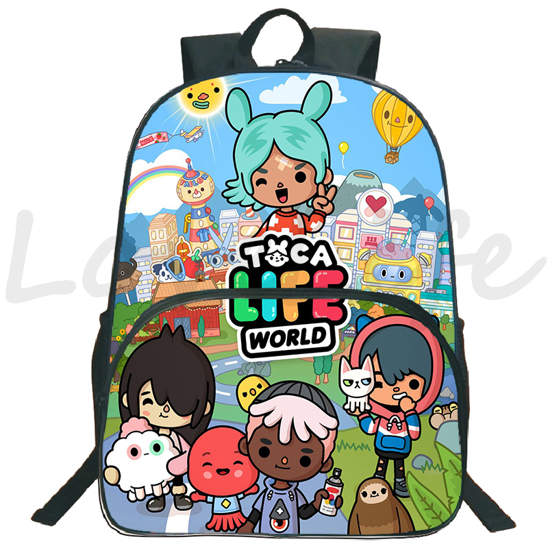 mochilas meninos meninas anime adolescentes mochila toca