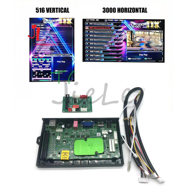 Pandora SAGA DX PLUS 516 + 3000 in 1 Vertical Horizontal Arcade  Box,Tracking Game Machine Board, Trackball for 2 Player Cocktail -  AliExpress 18