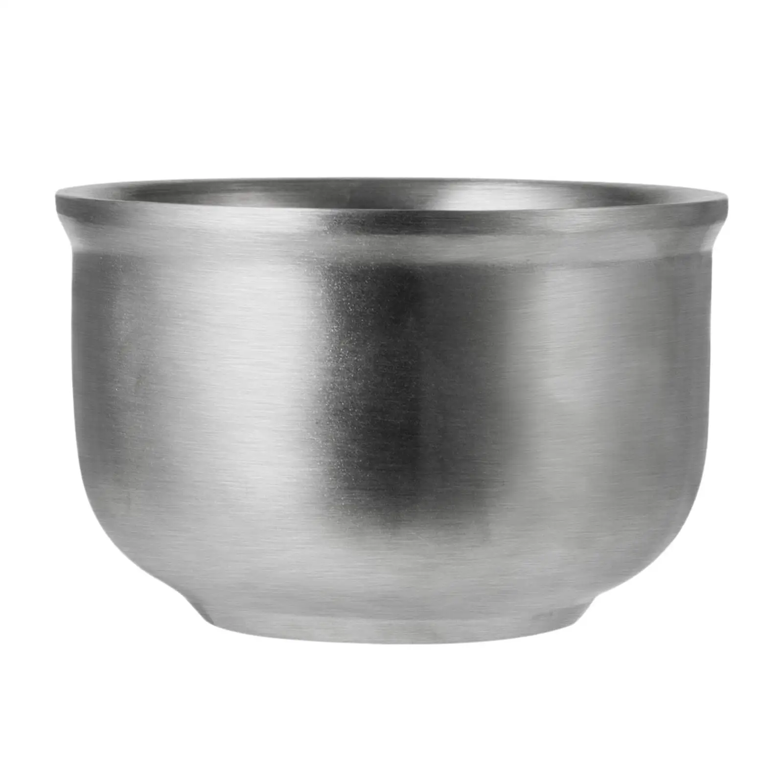 Shaving Bowl Fits Wet Shaving Small Stainless Steel Portable Heat Insulation Durable Shaving Mug Shave Soap Cup for Men Gift