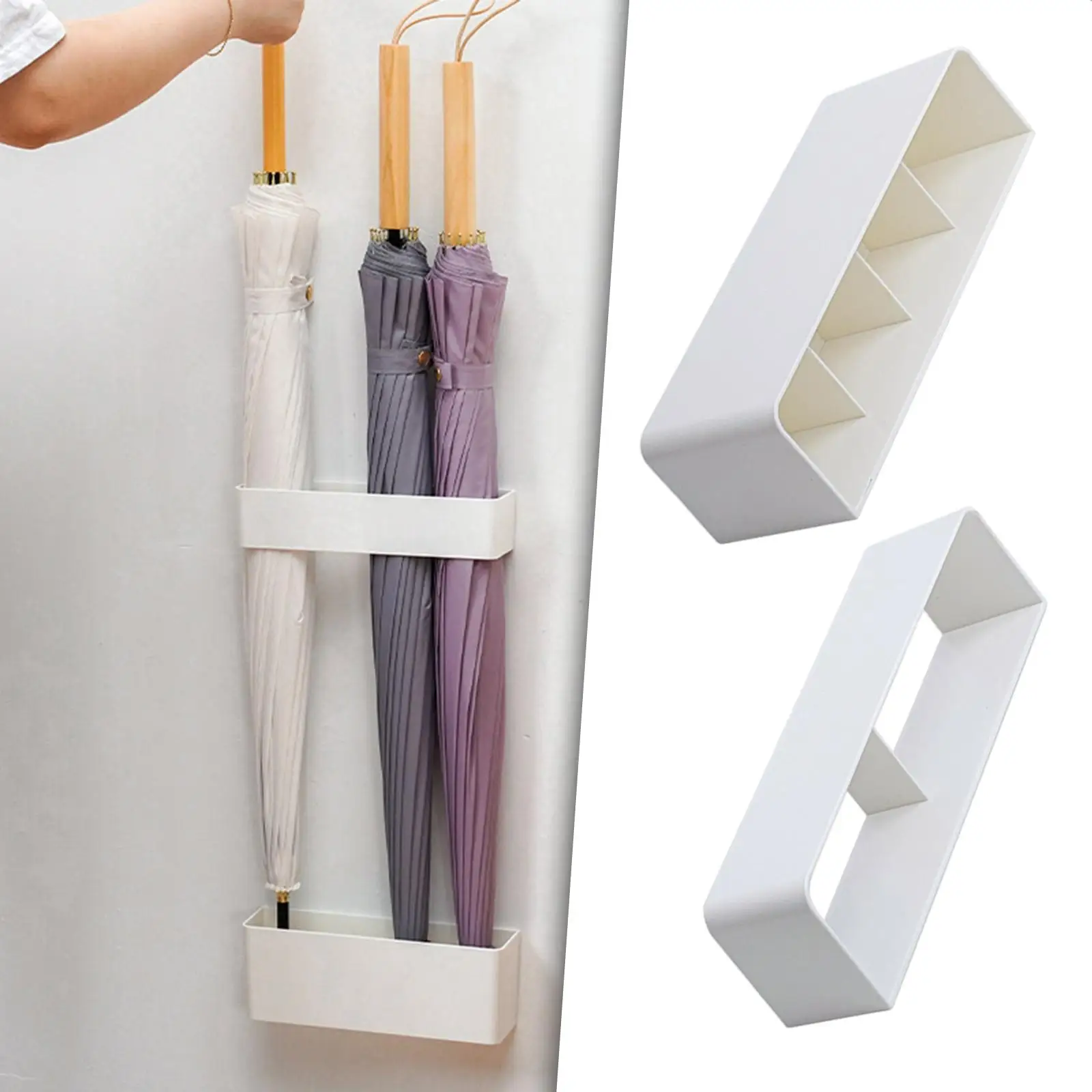 Umbrella Storage Rack Stand  Water Container Porous Design Removable