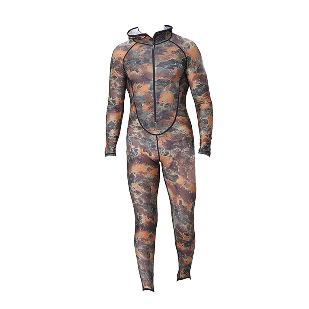 Mens Womens Full Length Long Sleeve Wetsuit SCUBA Diving Surfing Spearfishing Dive Suit Jumpsuit