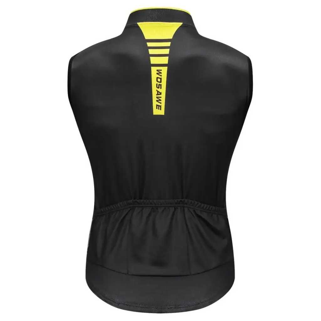 Reflective Sleeveless Cycling Vest Wind Coat Windbreaker Jacket Sportswear Outdoor Size M-3XL