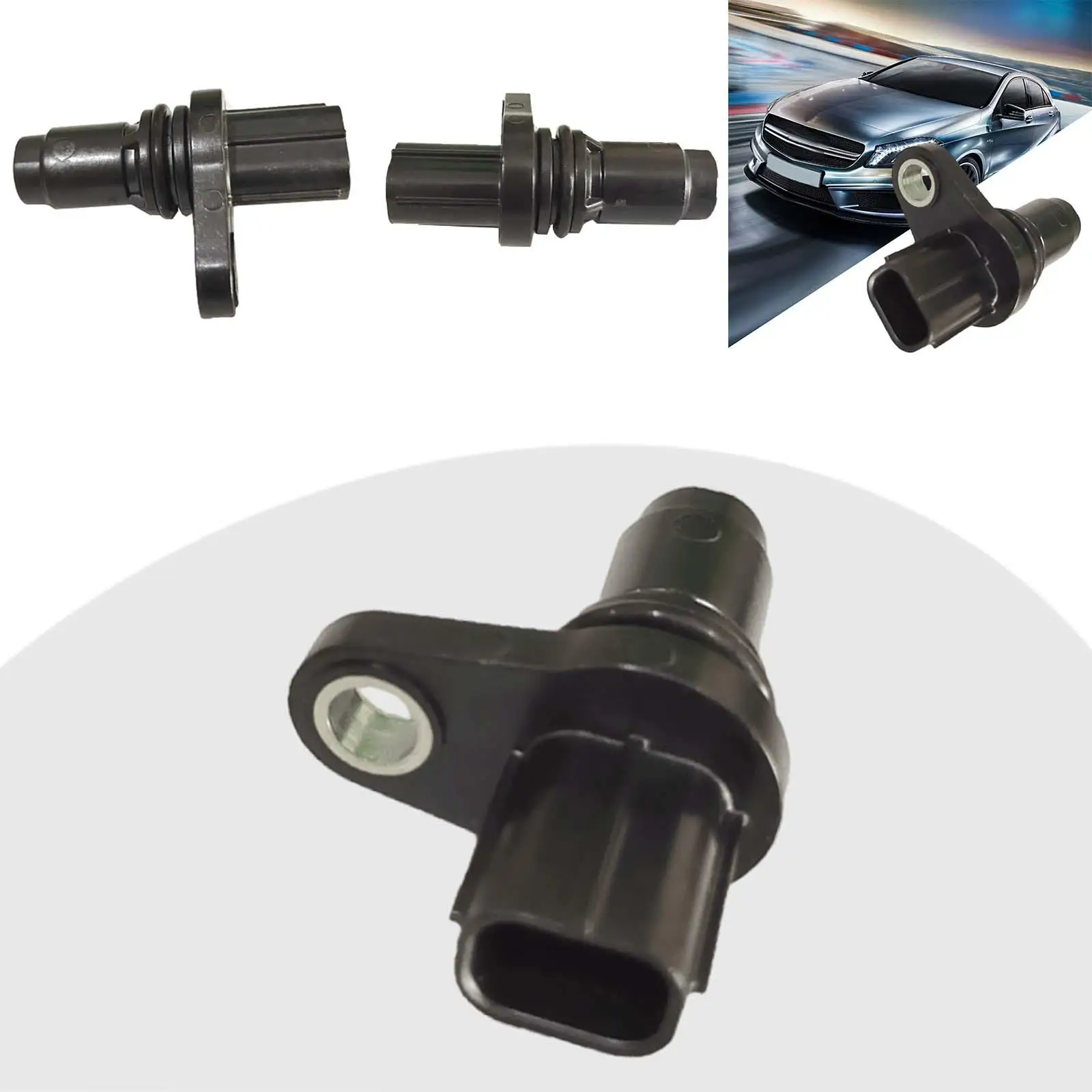 Crankshaft Position Sensor R2AA-18-221A Replace Parts for Mazda 3 BL 6 GH Replacement Lightweight Professional Black Color