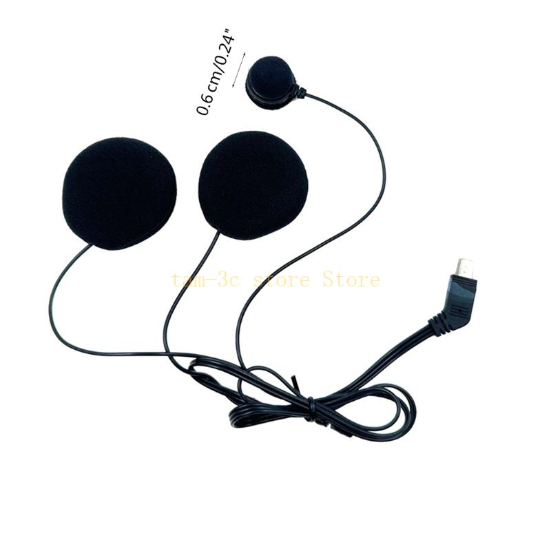 Title 6, 10Pin Helmet Headset Switching Corded Microphon...