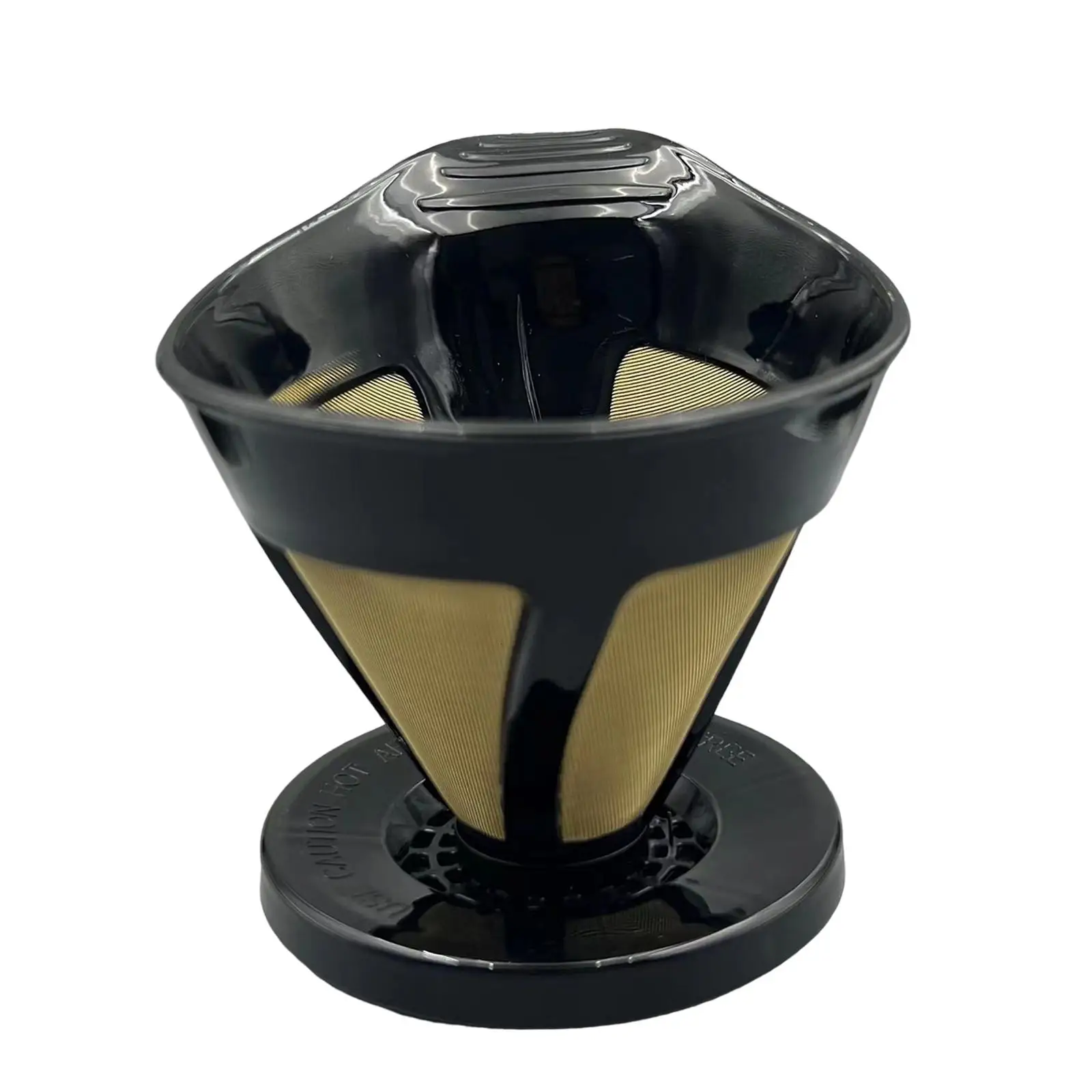 Pour Over Coffee Cone Dripper Portable Dripper Accessories Manual Coffee Filter Paperless Reusable Coffee Filter for Camping RV