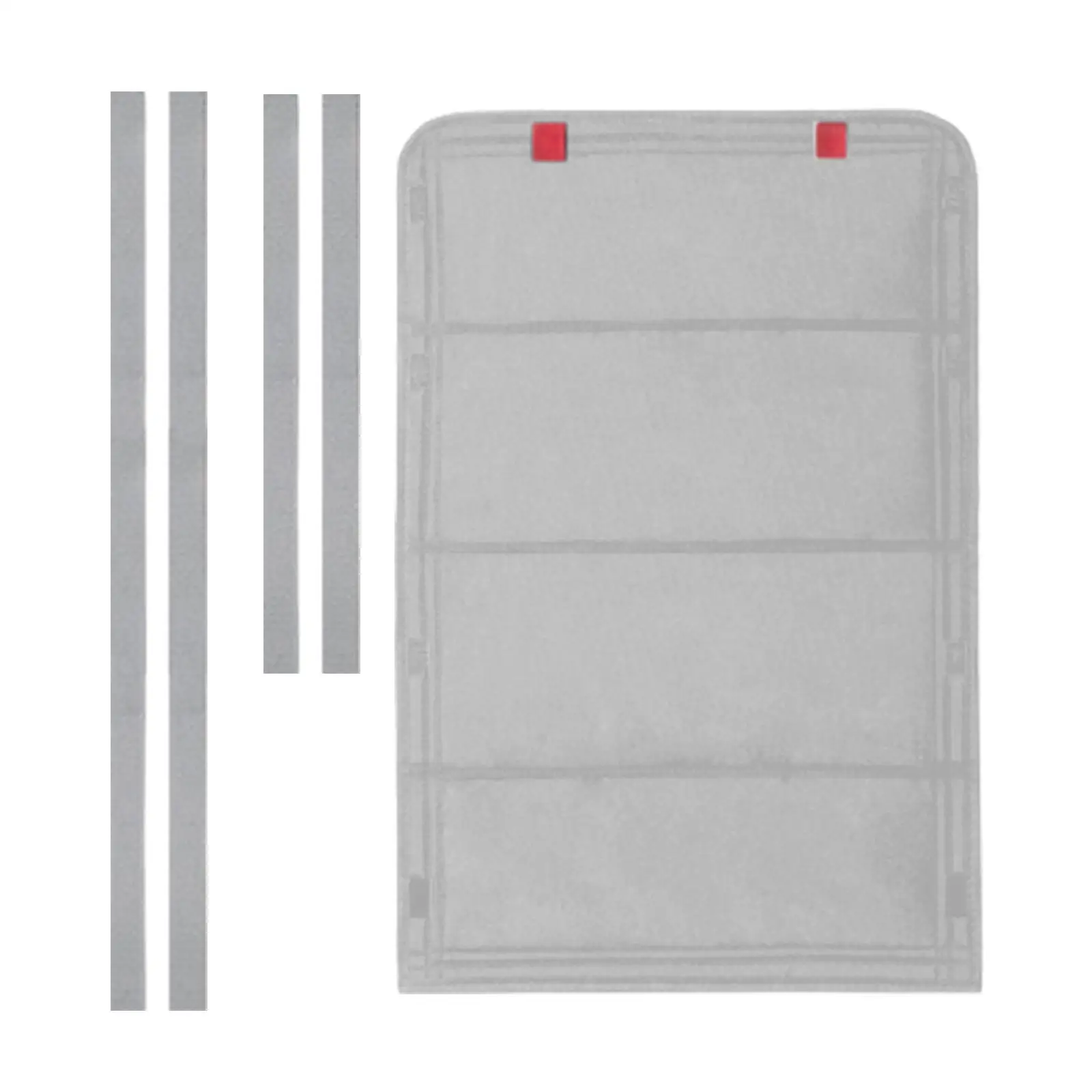 RV Door Window Shade with Storage Bag Thickened Oxford Foldable