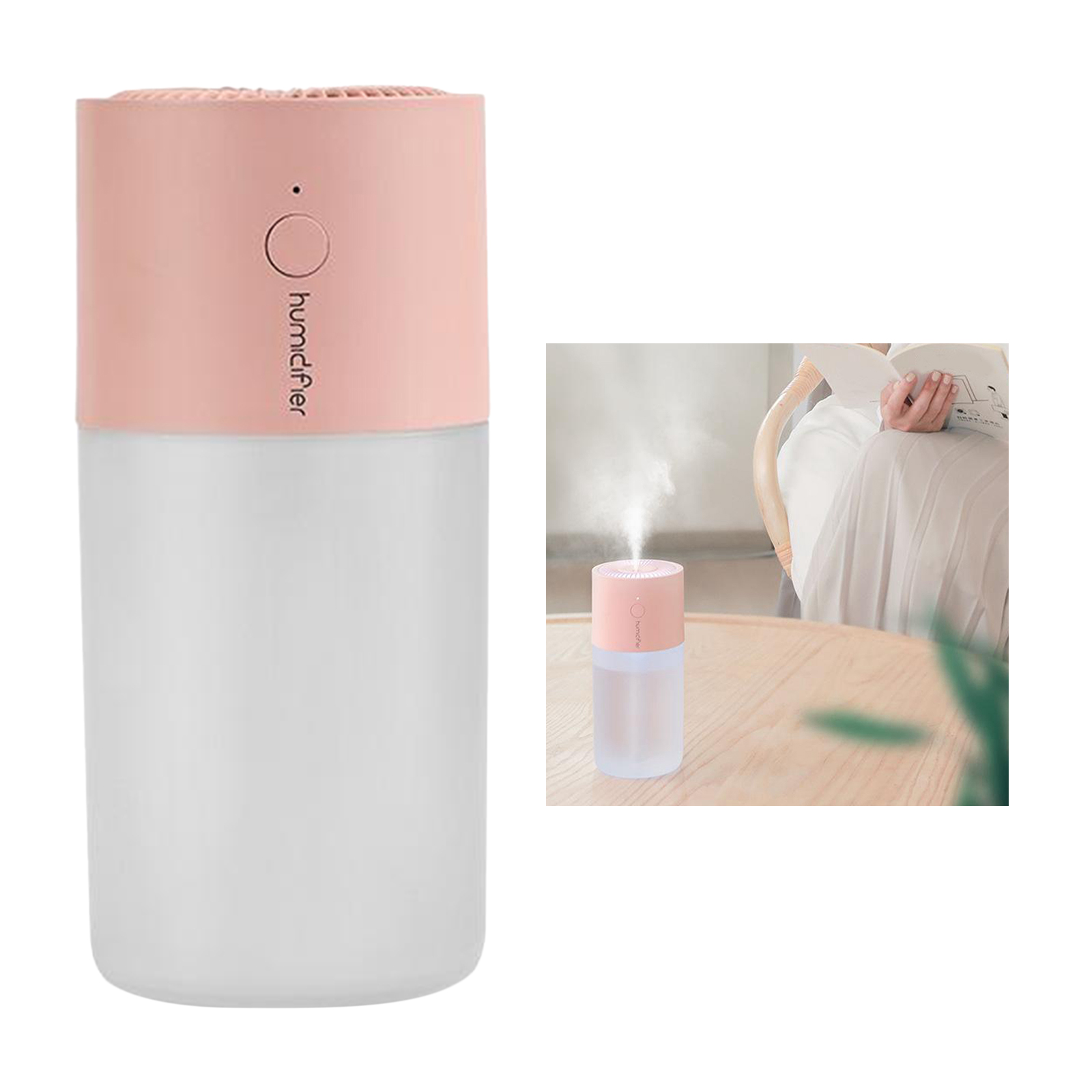 Portable Air Mist Humidifier 300ml Essential Oil Diffuser Home Fragrance USB Cool Mist Humidifier Air Freshener for Office Car