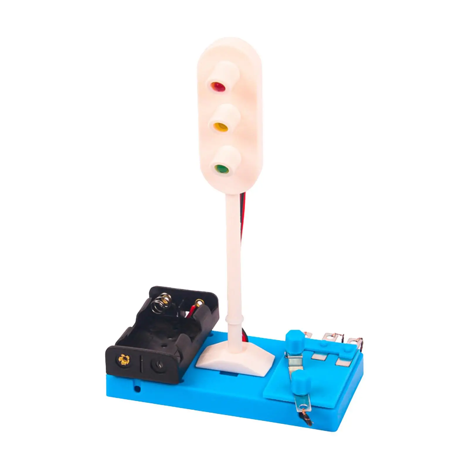 Traffic Light Toy Students Assembly Set Simple Circuit Physics Study Electronic Assembly Toy Educational Toy Traffic Light Model