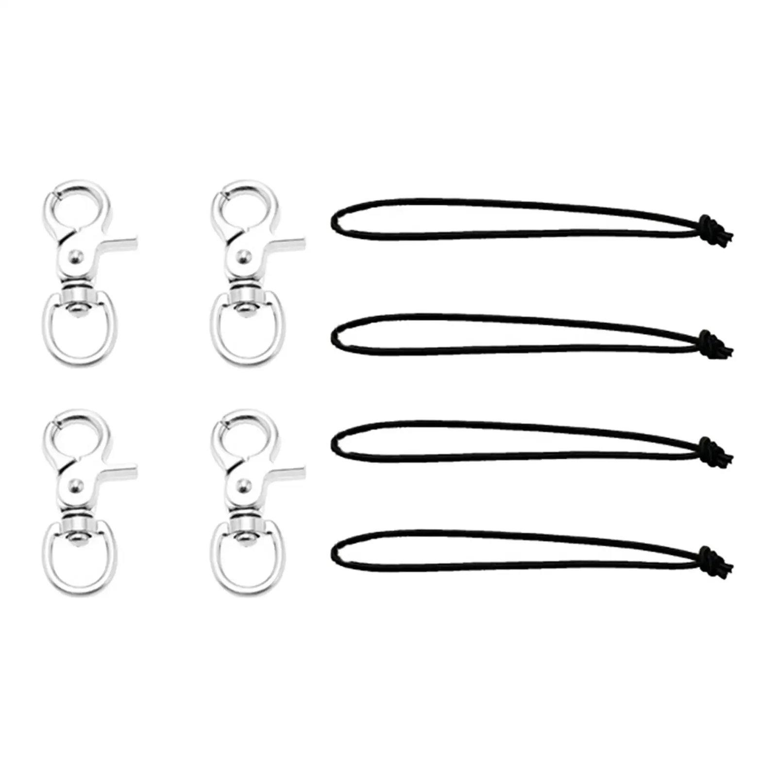 4x Practical Snowboard Leash Cord Snowboard Bindings Replacement Connecting Rope for Camping Beginners Window Curtain Survival