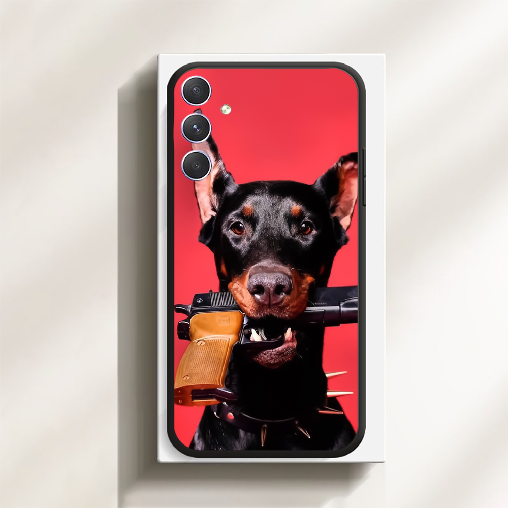 Чехол для телефона с рисунком собаки Dobermann, чехол для Samsung Galaxy A  12 13 32 33 34 51 52 53 54 71 S 20 21 22 23, ультрамягкий из ТПУ |  AliExpress