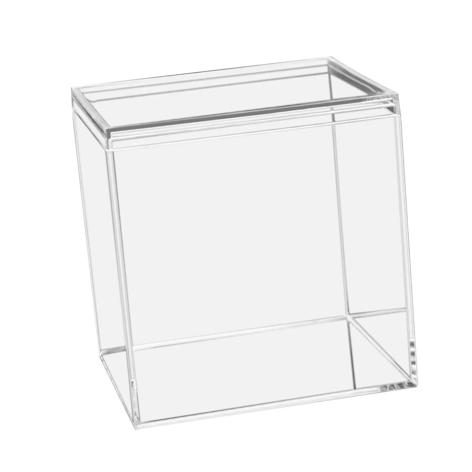 Waterproof  Showcase, Clear Acrylic  Display, Square Containers, for Weddings