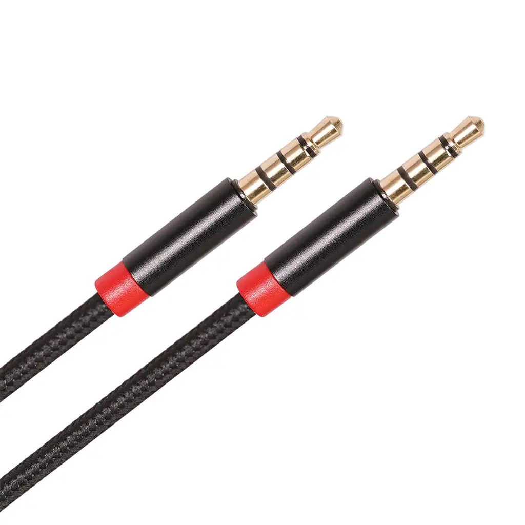 3.5mm Aux Cable Lossless Audio Gold Plated Audio Cable Nylon Braided Male to