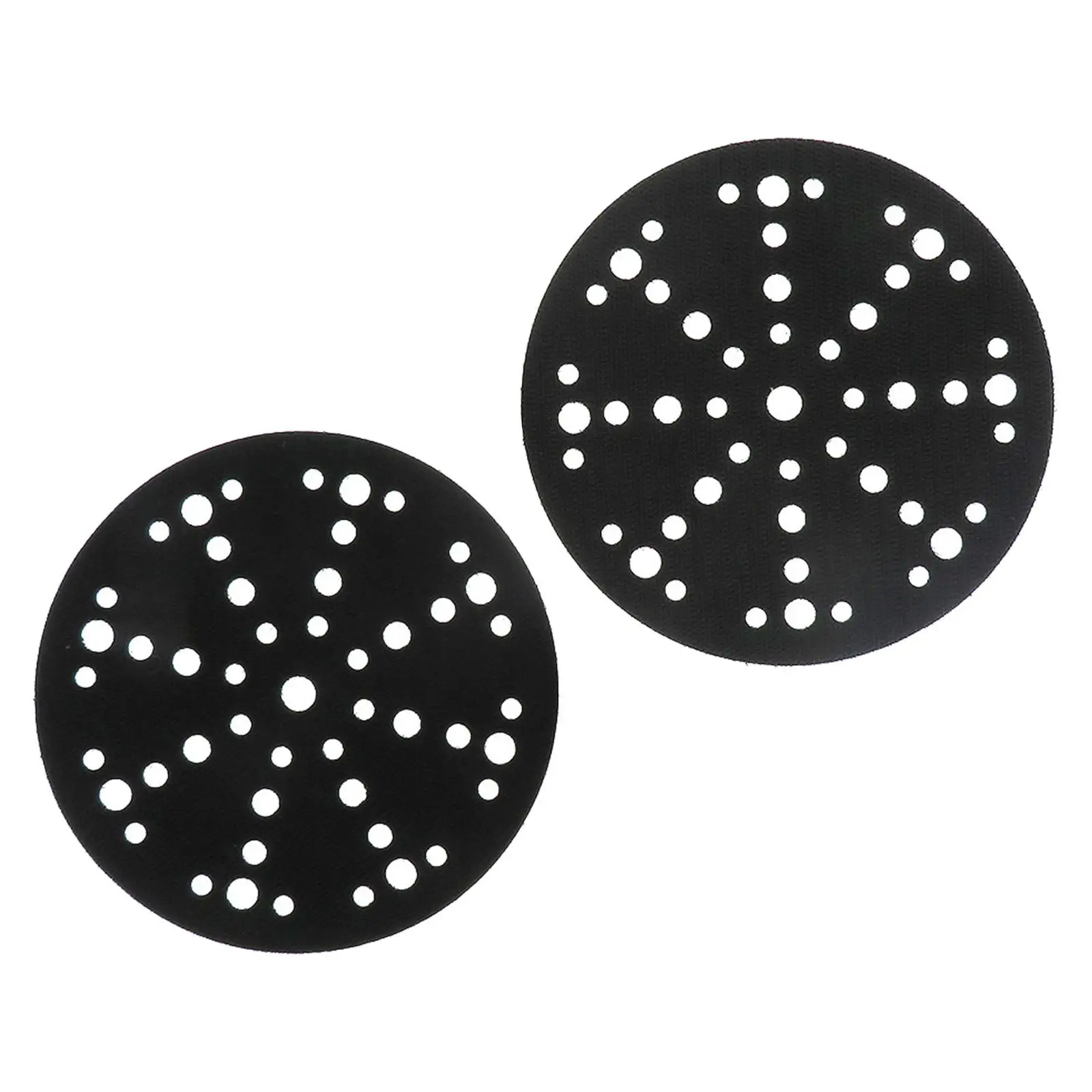 2x Sandpaper Disc Pads 6Inches 48 Holes Practical Grinding Plates Durable Backing Grinding Polishing Pad Disc for Polisher