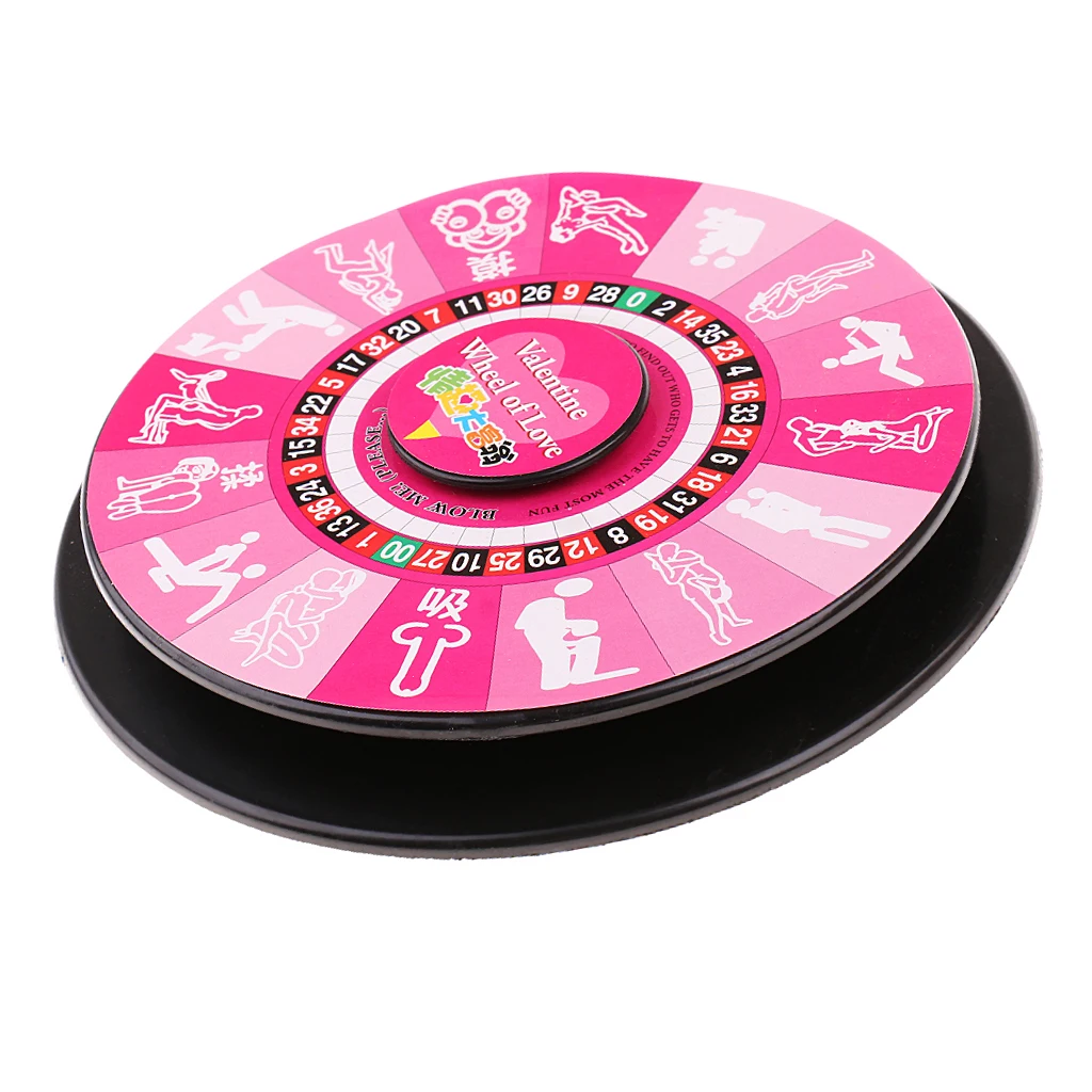 Party Supplies Love Position Turntable for Couple Foreplay Games