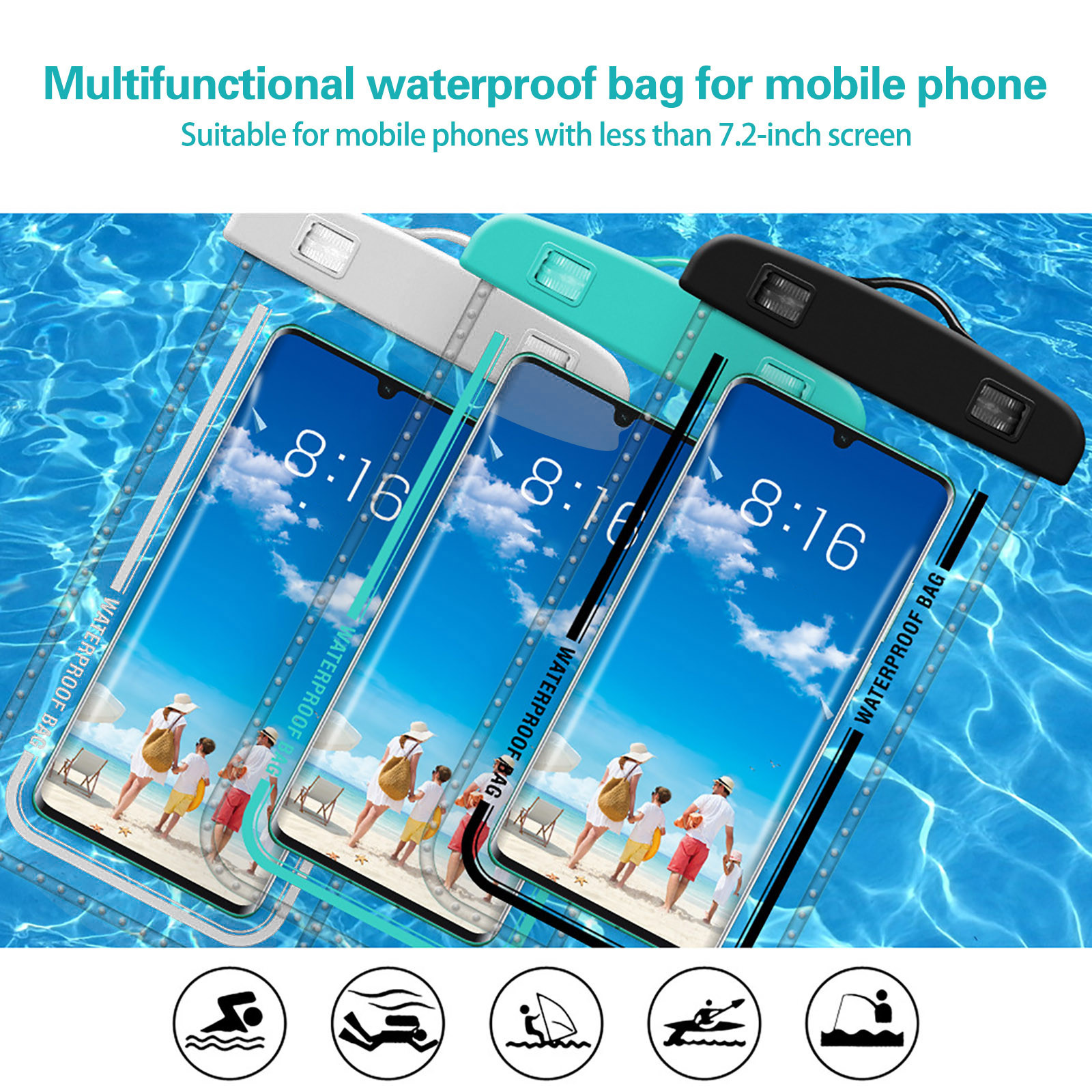 Чехол-Сумка Для Смартфонов, IPhone 12, 11 Pro Max, 8, 7, Huawei.