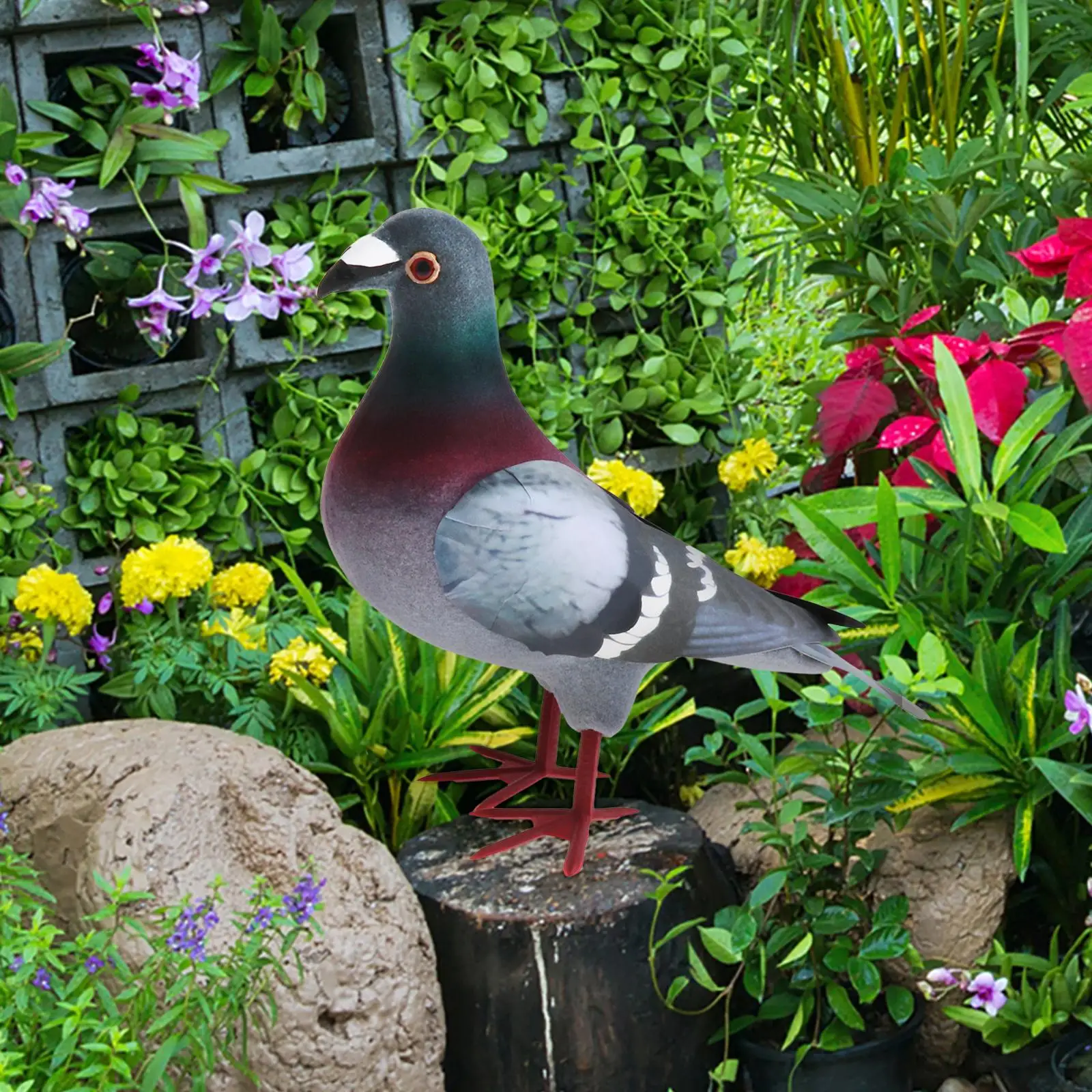 Miniature Artificial Pigeon Artificial Foam Pigeons Mini Fake Birds Simulation Foam Pigeon Model Easter Gifts for Kids