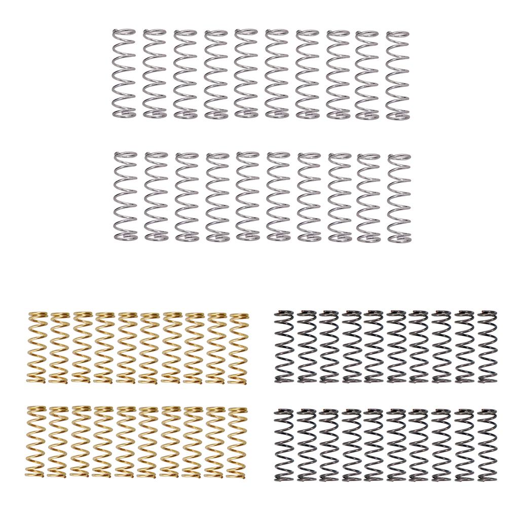 Tooyful 20pcs/set 16mm Short Straight Humbucker Pickup Mounting Springs for Guitar Bass Pickups