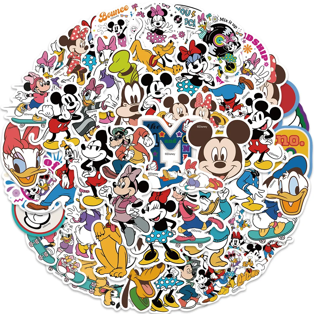 Mickey Mouse Cartoon Graffiti Stickers