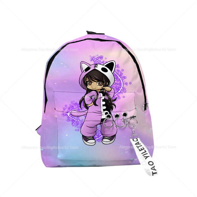 Aphmau on X: Mystreet Neko~Themed backpack and lunchbox! SUPER CUTE  CHARACTER CATS UGH! 💜 Available here❗️   / X