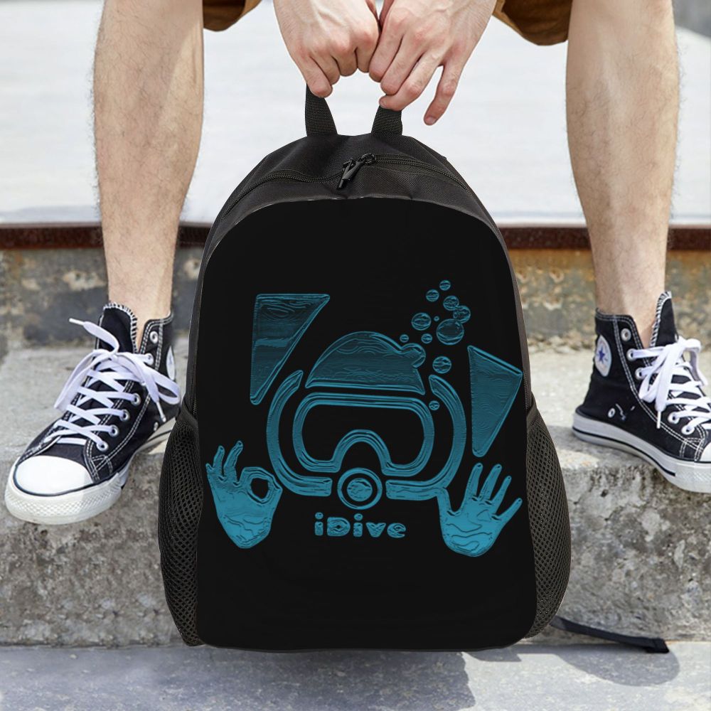 Idive dive Flag Scuba diving Backpack para