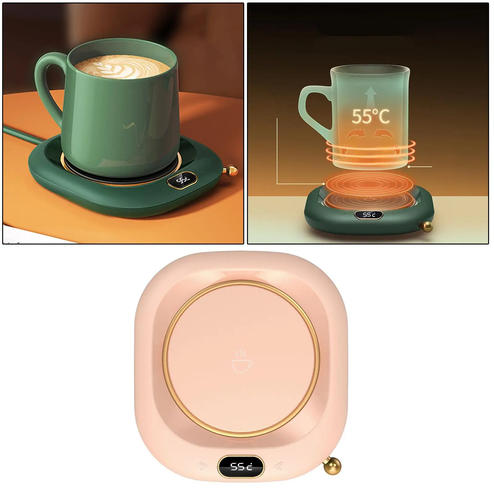 Electric  for  Desk, Auto Shut Off,  Cup Warmer for  & Heating Coffee, Beverage, Milk, Tea (No Cup)