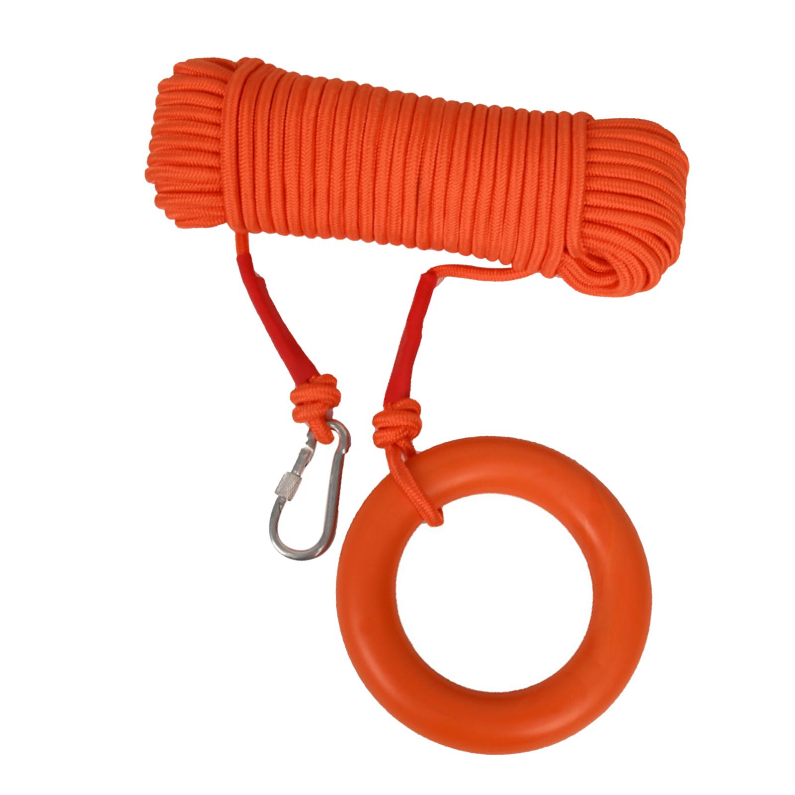 Life Saving Rope Accessories Lifeguard Tool Water Floating Reflective Rope for Boating Canoeing Water Sports Yacht Sailing Kayak