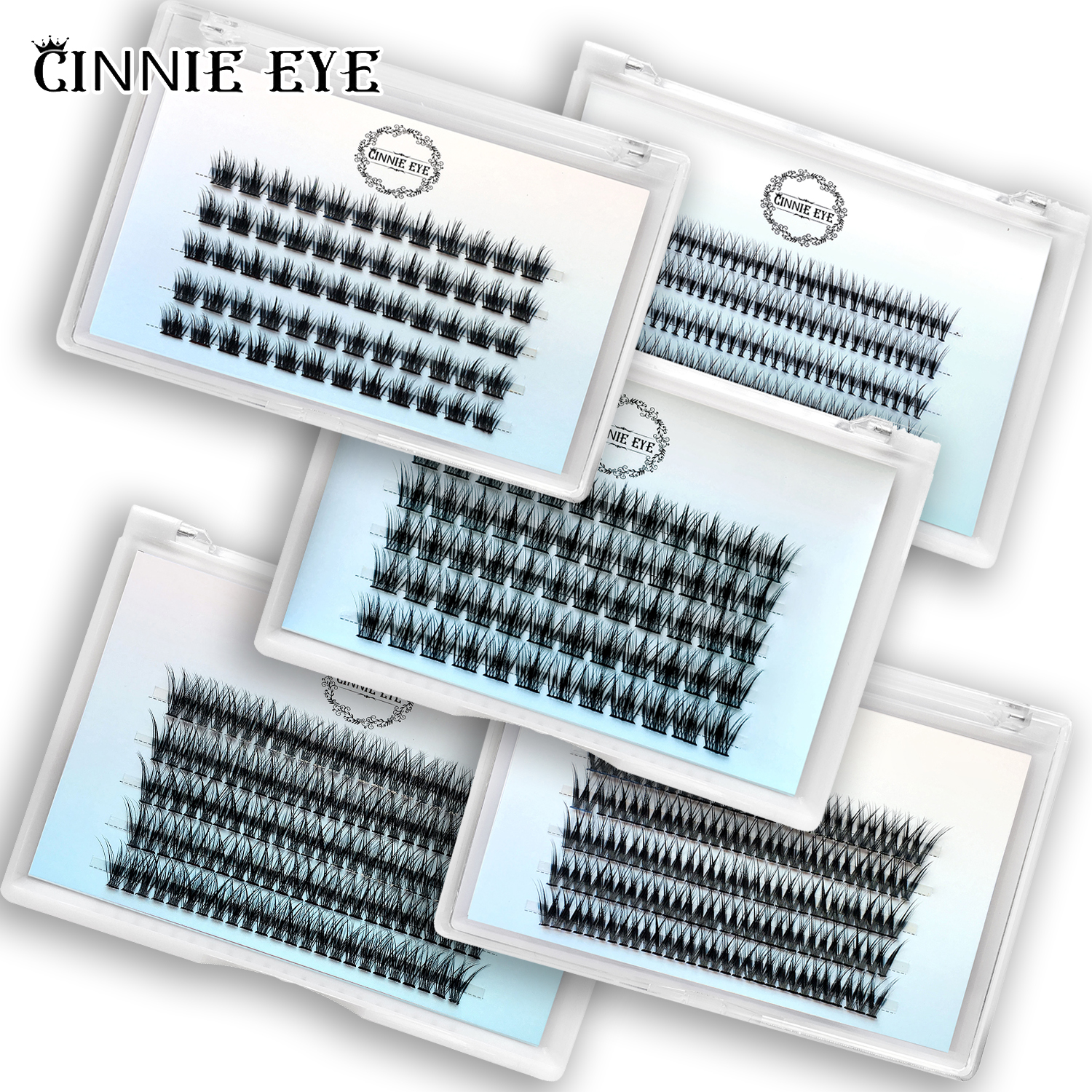 Best of Individual Cluster Lash 4D Segmented Eyelash Extensions Bundles 5D Ready Made Fans Mixed Spikes Fish Tails 20D Wispy False Lash Reviews & Tips