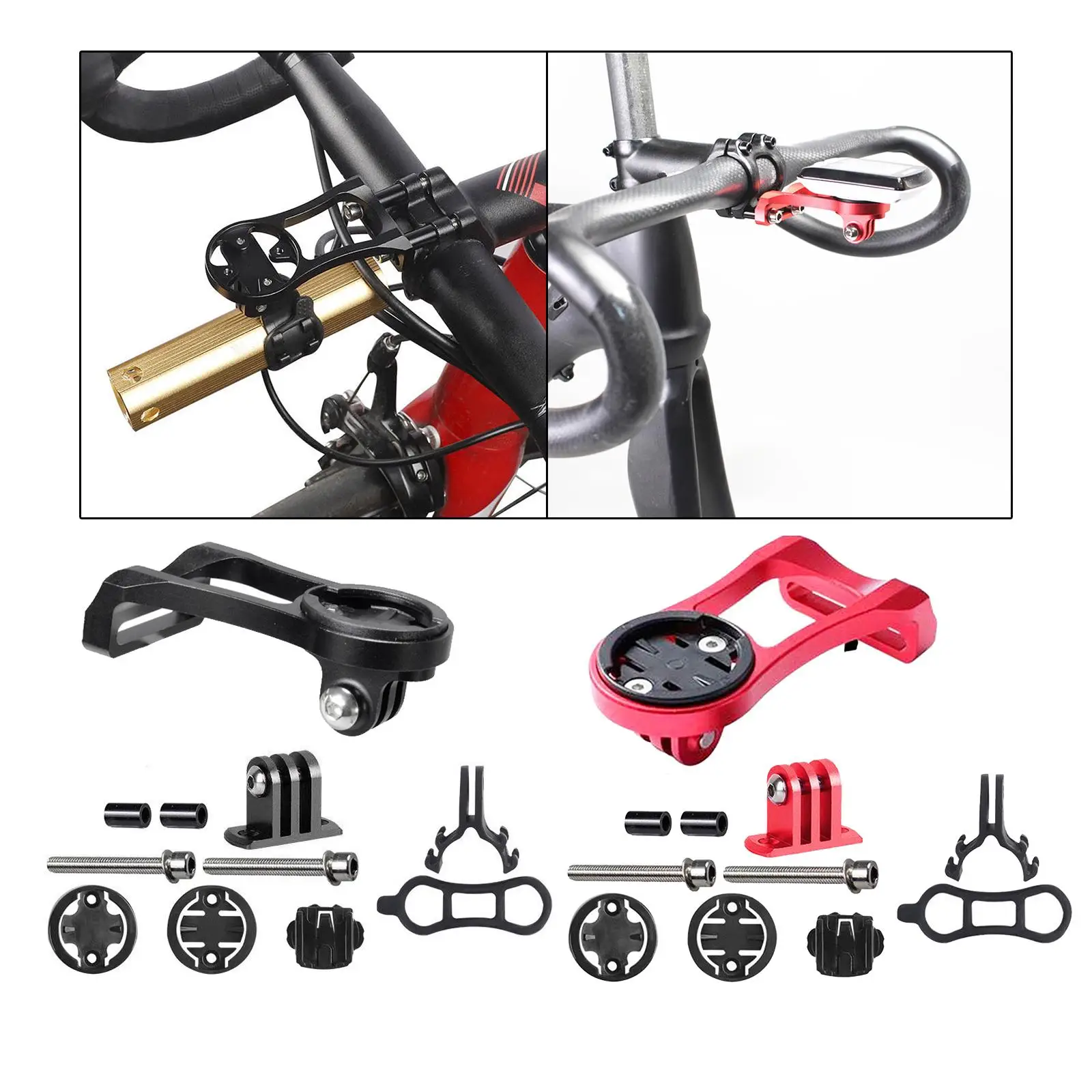 Bike Computer Mount Cycling Accessories Headlight Adapter Action Camera Bracket Stem Holder Flashlight Holder Mount