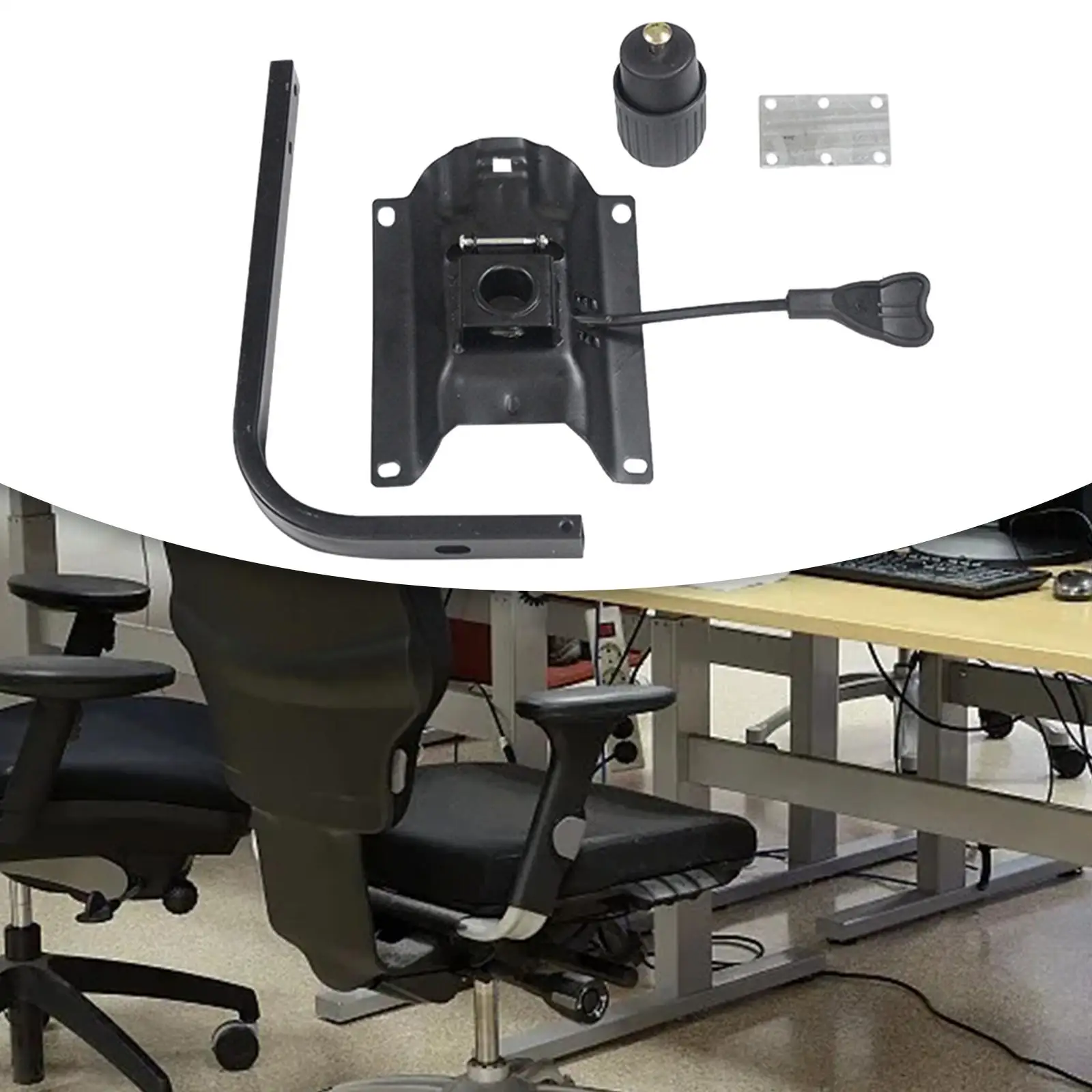 Gaming Chair Swivel Tilt Control High Bearing Metal Easy to Install Lifting Tilt Control Mechanism for Desk Chair
