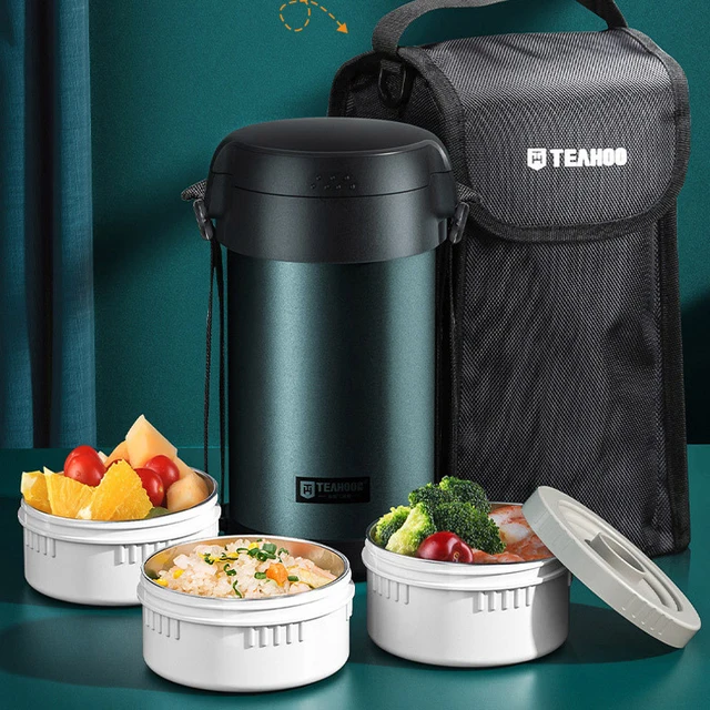 1.8/2.2L Thermos Lunch Box for Hot Food Stainless Steel Insulated Thermos  for Food Container Vacuum Lunch Jar 12 Hours Keep Warm - AliExpress