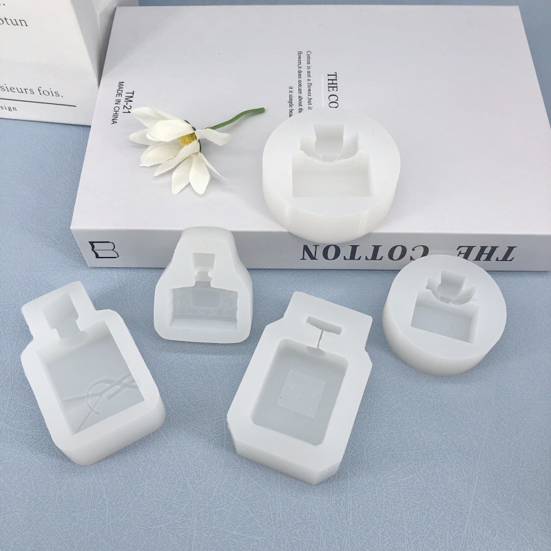 Description Picture 3 of itemPerfume Bottle Shape Scented Candle Silicone Mold, DIY Handmade Soap Wax, Making Supplies, Ornament