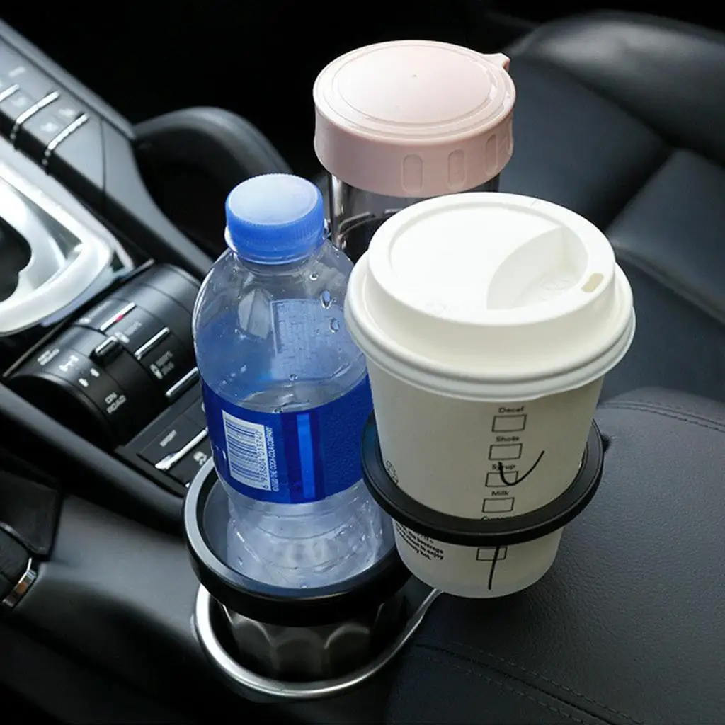 2 In 1 Vehicle-mounted Slip-proof Cup Holder Water Car Cup Holder Multifunctional Soft Drink Can Auto Accessor
