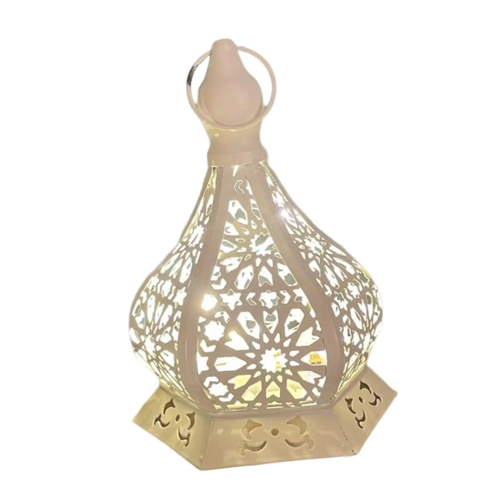 Ramadan Table Lamp Retro Style Style Ramadan Lantern for Hallways Family Friends